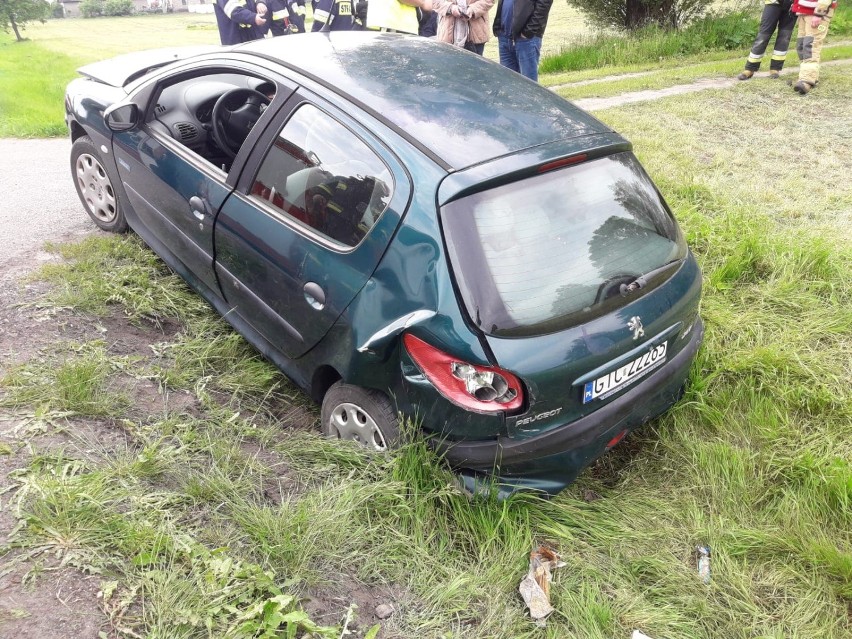 Tczew: wypadek w Subkowach. Jedna osoba ranna 