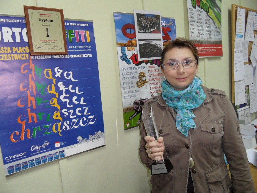 Sabina Chyła z Zespołu Szkół Społecznych w Żorach zdobyła tytuł Pedagoga  Roku 2012
