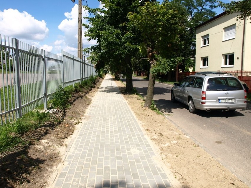 Ostatni etap budowy chodnika przy ul. Sienkiewicza