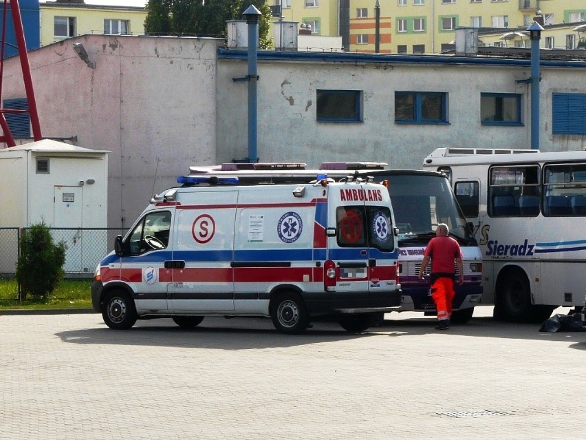 Śmiertelny wypadek na dworcu autobusowym w Sieradzu