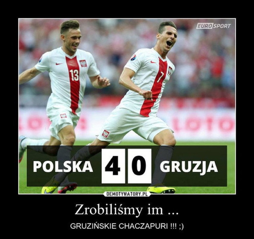 Polska rozgromiła Gruzję. Zobaczcie memy po meczu