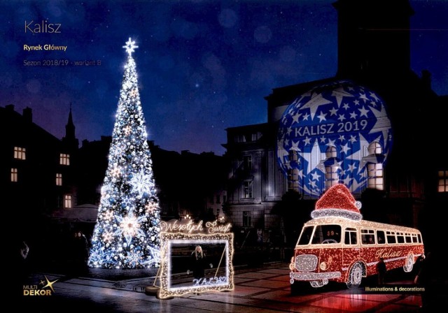 Kalisz ozdobią dekoracje świąteczne. Zobacz, jak będzie wyglądało już na początku grudnia nasze miasto