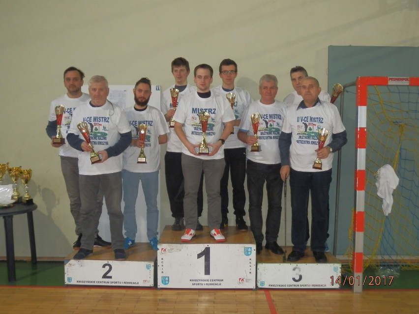 Podium turnieju drużynowego