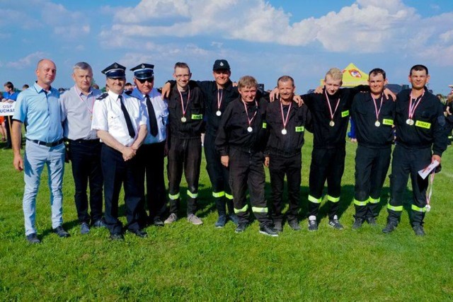 OSP Kościelna Wieś trzy razy na podium Gminnych Zawodów Sportowo-Pożarniczych