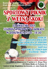 Klub Wełna Skoki zaprasza na sportowy piknik, który odbędzie się 22 kwietnia na stadionie w Skokach  