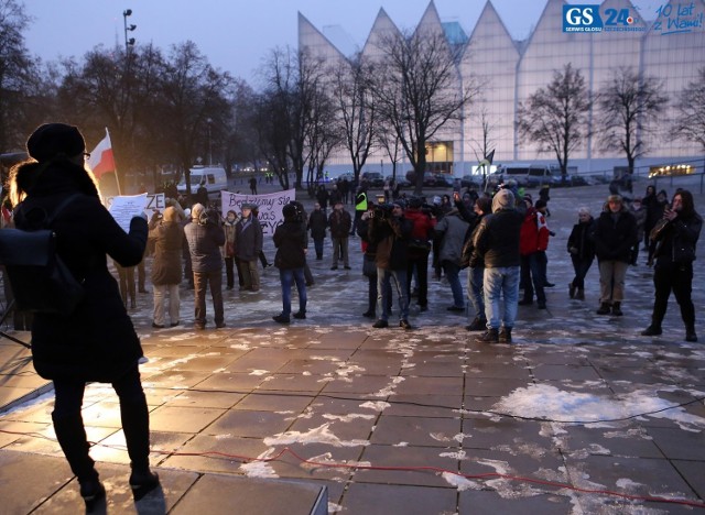 Protest studentów w Szczecinie