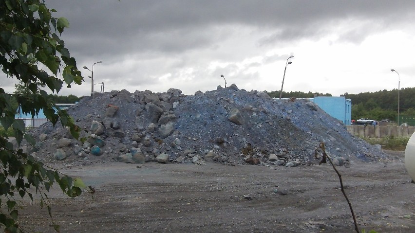 Hałda odpadów aluminium w Kraśniku