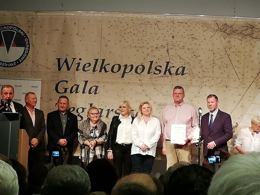Nagrody dla zbąszyńskich żeglarzy, podczas Wielkopolskiej Gali Żeglarskiej  - 8 listopada 2019                                             