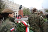 Święto Niepodległości w Katowicach - zobacz VIDEO i ZDJĘCIA. Uroczystości pod pomnikiem Józefa Piłsudskiego
