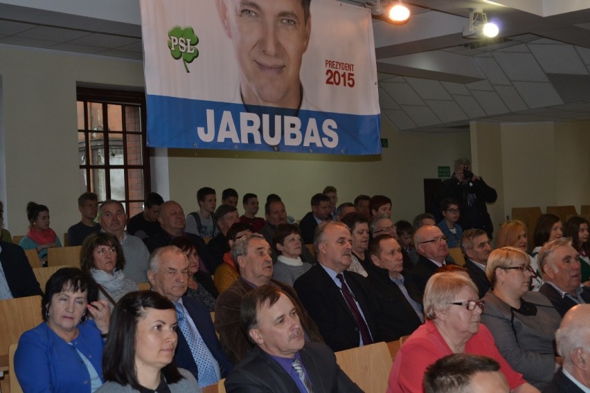 Adam Jarubas, kandydat PSL na prezydenta RP, w Starogardzie FOTO