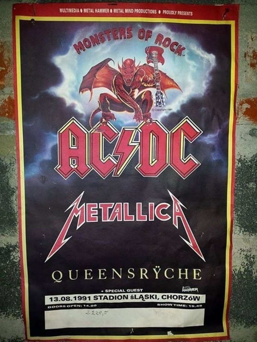 Mija 30 lat od festiwalu Monsters of Rock na Stadionie...