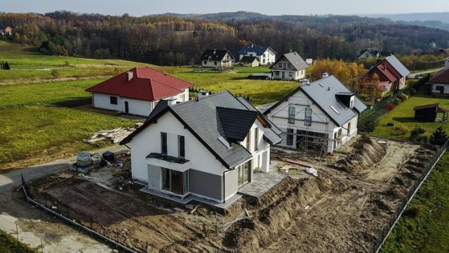Najczęściej wybieranym miejscem do budowy domu są gminy Gorlice i Uście Gorlickie