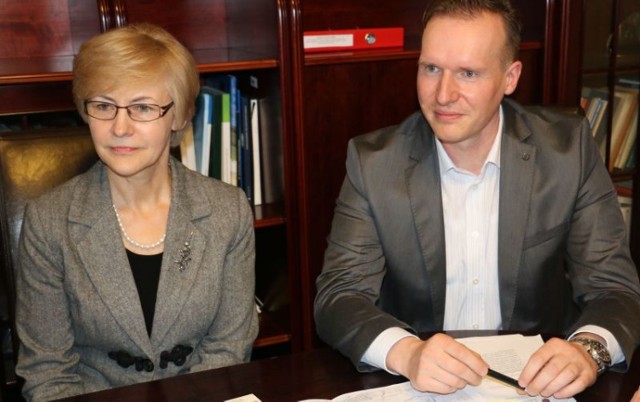 Maria Gębka i Paweł Gałęzki z kaliskiej gazowni poinformowali o planach inwestycyjnych