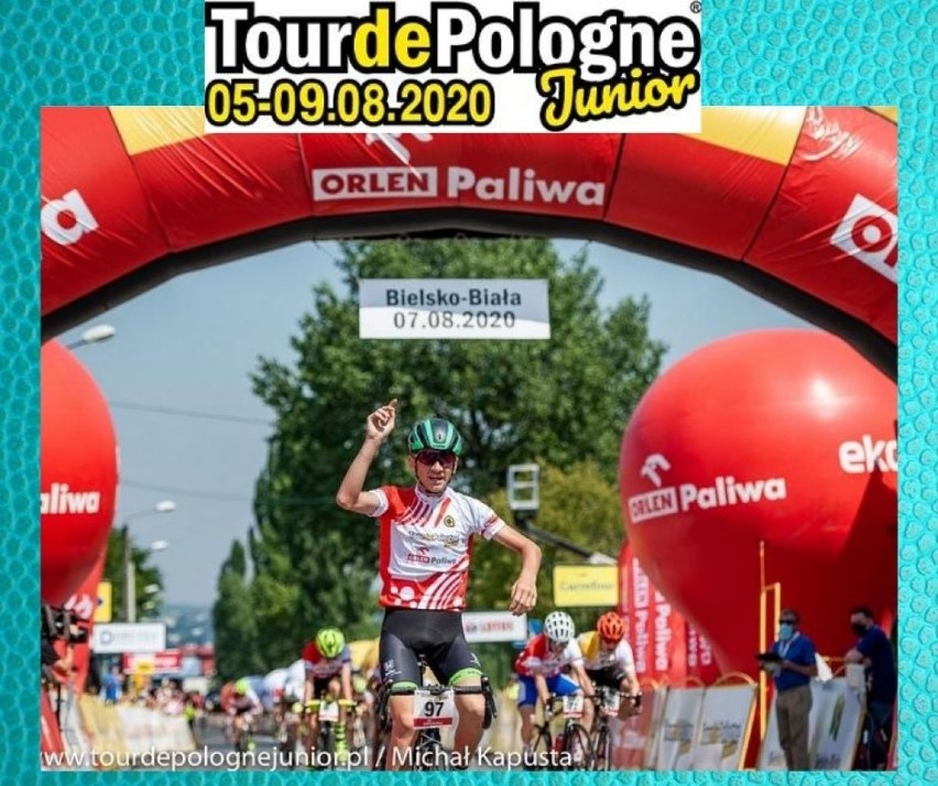 Wiktor Gałdyn drugi w Junior Tour de Pologne