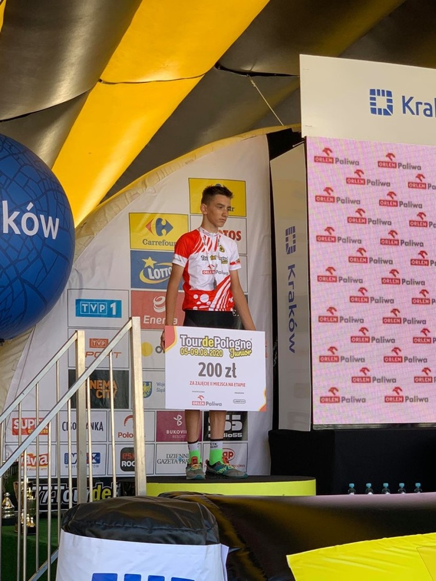 Wiktor Gałdyn drugi w Junior Tour de Pologne