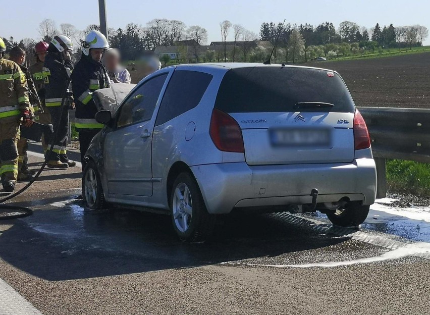 Pożar samochodów osobowych w Zadąbrowiu i w Żurawicy koło Przemyśla [ZDJĘCIA]