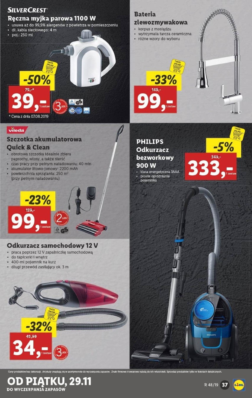 Black Friday 2019 w Lidlu GAZETKA