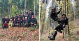 To było pierwsze takie szkolenie na Śląsku. Strażacy doskonalili umiejętność ewakuacji z drzew w Żywcu