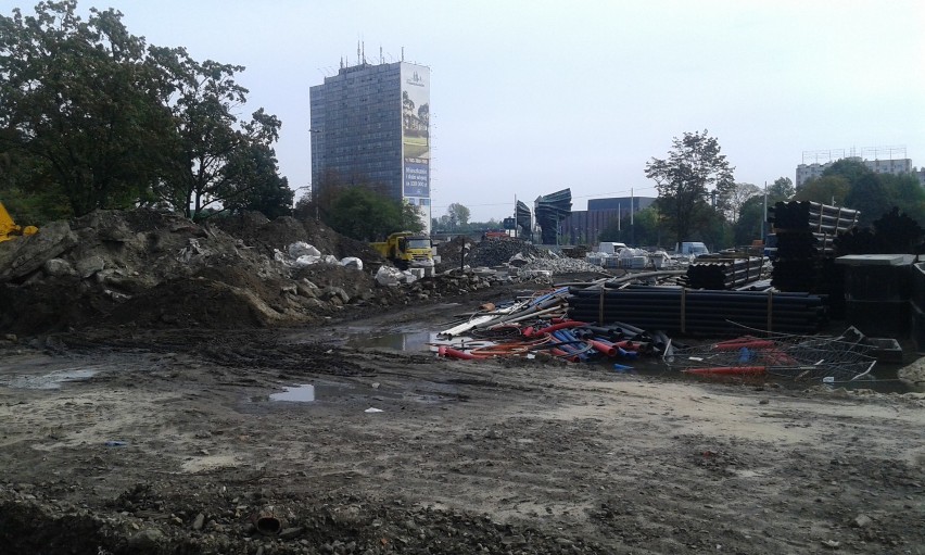 Przebudowa centrum Katowic: budowa ulicy Śródmiejskiej