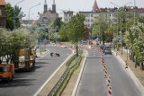 Remonty dróg w Legnicy - trwa praca przy al. Piłsudskiego