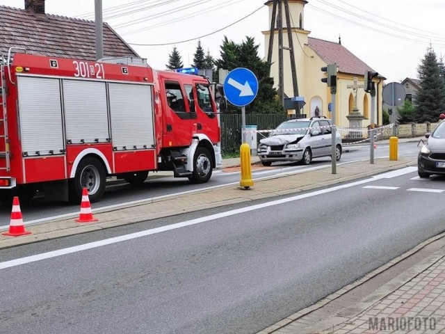 Zderzenie w Lędzinach.