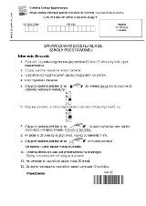 Test, sprawdzian szóstoklasisty 2013 z CKE. ARKUSZE dla uczniów niesłyszących