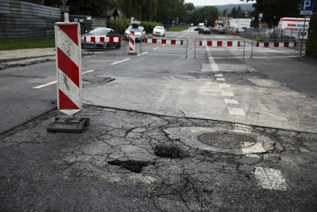 Ulica Lindego została uszkodzona