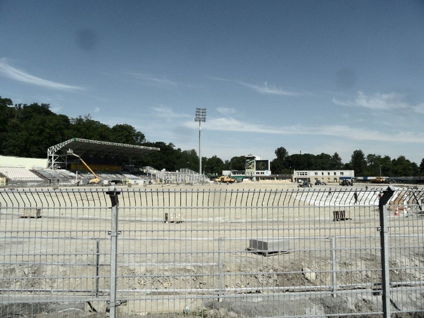 Remont stadionu w Rybniku