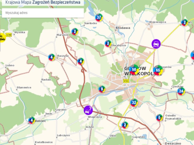 Co i skąd mieszkańcy Gorzowa i okolicznych gmin zgłaszają do mapy zagrożeń