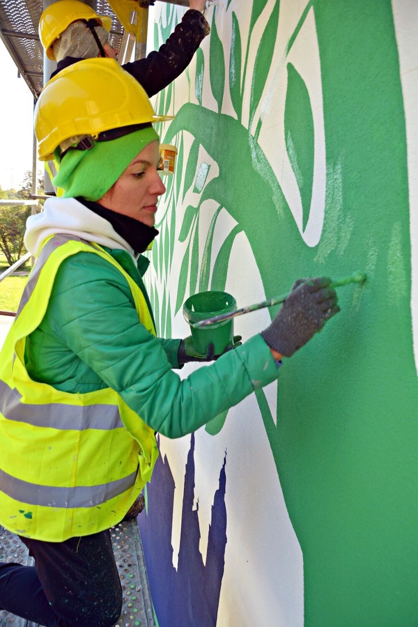 Alvater Piła ufundował nowy mural przy Niepodległości. Tak akcentuje swoją obecność w mieście