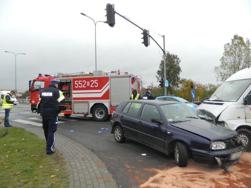 Reda: Wypadek na krajowej szóstce - zdjęcia