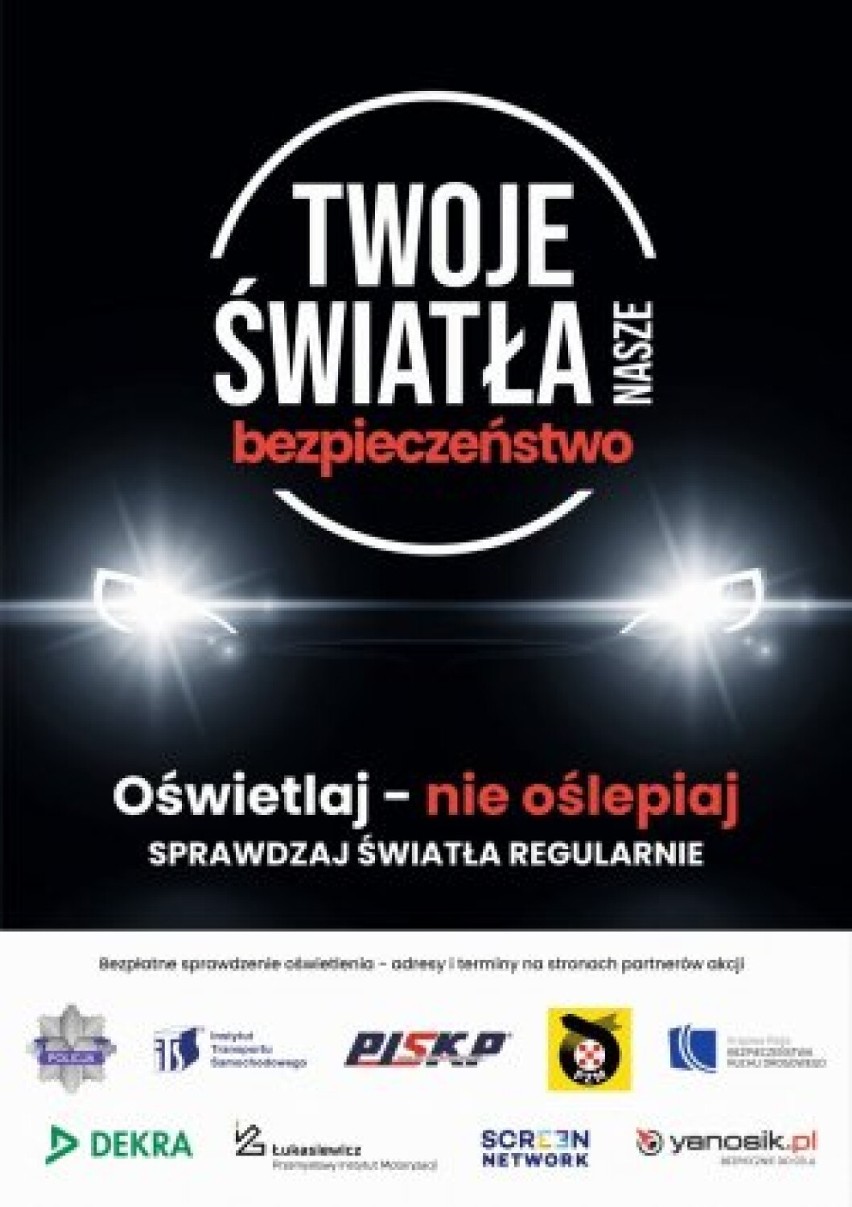 Tczew, Starogard Gdański. Rusza ogólnopolska kampania „Twoje światła – Nasze Bezpieczeństwo”