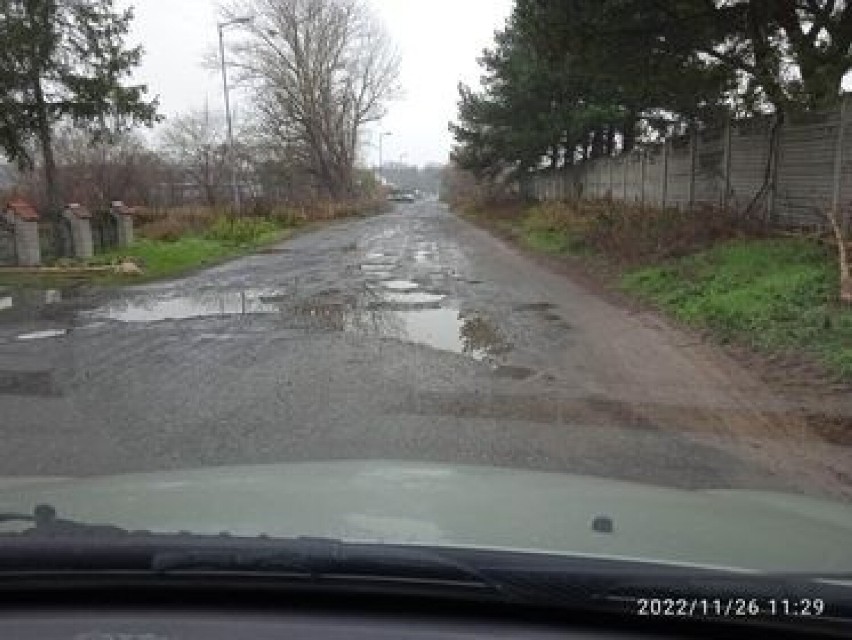 Ulica Nad Obrą w Skwierzynie.