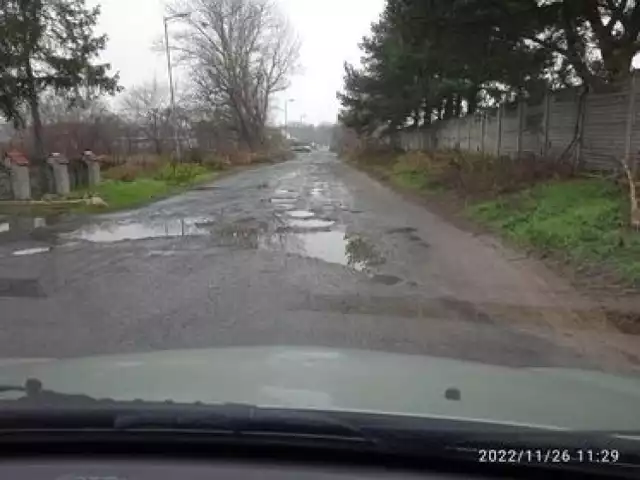 Ulica Nad Obrą w Skwierzynie.