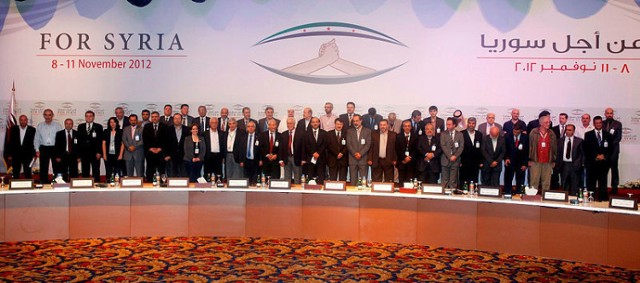 Konferencja założycielska Syryjskiej Koalicji Narodowej.