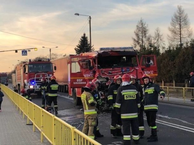 Ponad rok temu w Gronowie doszło do zderzenia dwóch wozów strażackich. Tym należącym do OSP Szczawno kierował wójt gminy Dąbie.