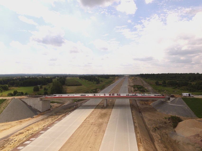 Budowa autostrady A1 w województwie śląskim (lipiec/sierpień...