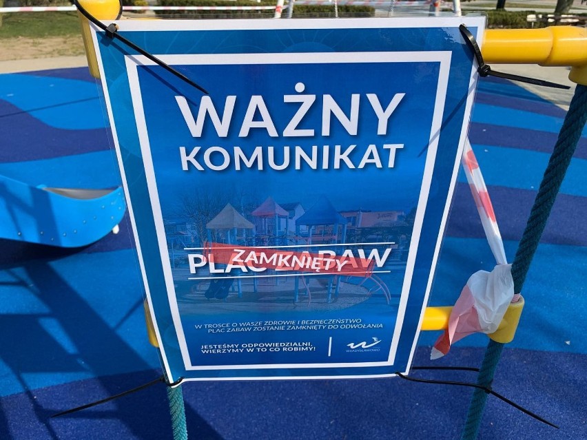 Koronawirus i Władysławowo: puste plaże, ulice, place zabaw