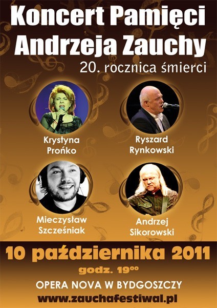 20 rocznica śmierci Andrzeja Zauchy. Koncert pamięci