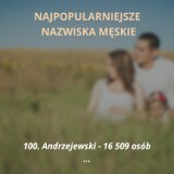 Najpopularniejsze męskie nazwiska w Polsce [TOP 100]