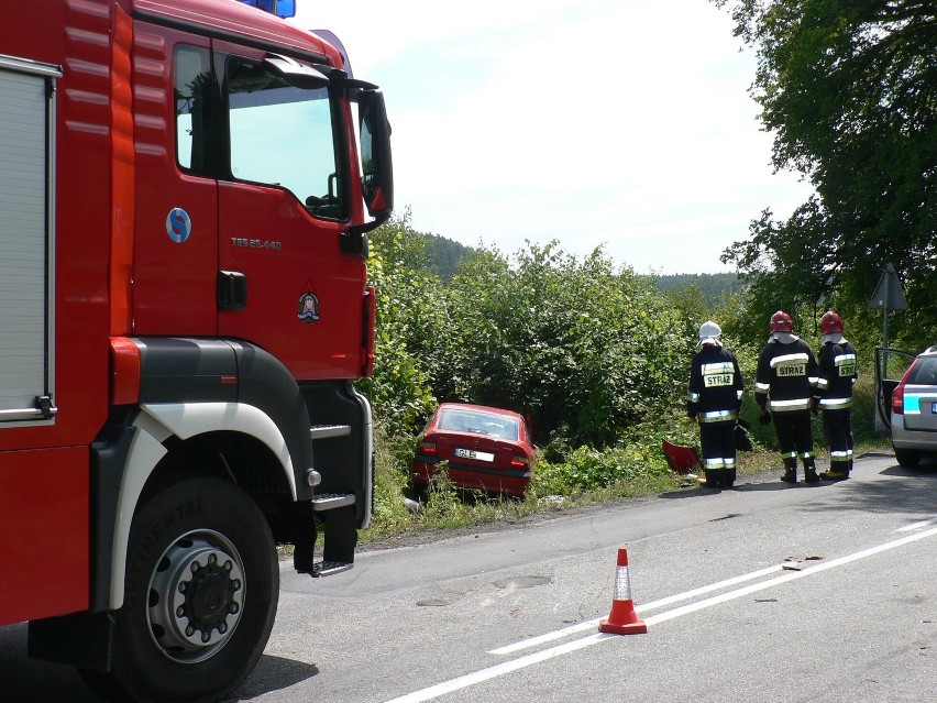 Wypadek w Rybkach pod Lęborkiem