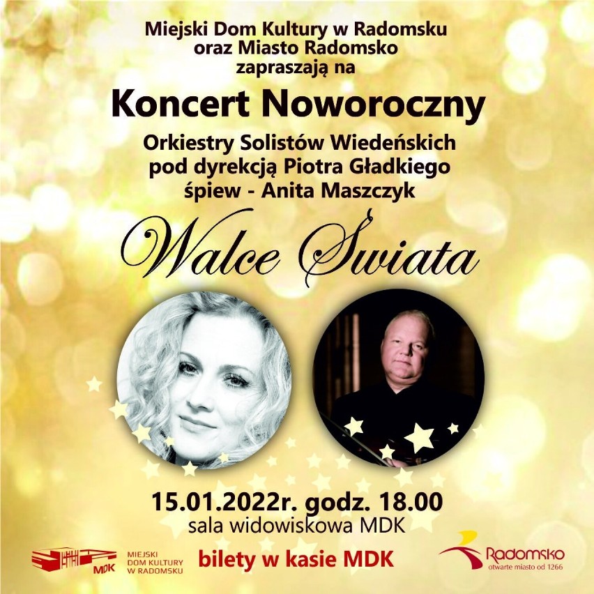 Miejski Dom Kultury w Radomsku zaprasza na Koncert Noworoczny