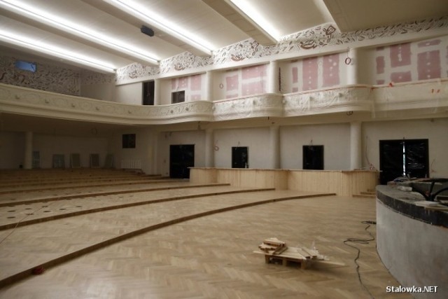 Największą metamorfozę przechodzi sala widowiskowa Miejskiego Domu Kultury w Stalowej Woli.