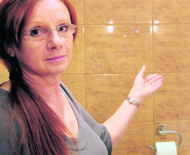 Monika Janczyk, córka lokatorki  w  wyremontowanej łazience