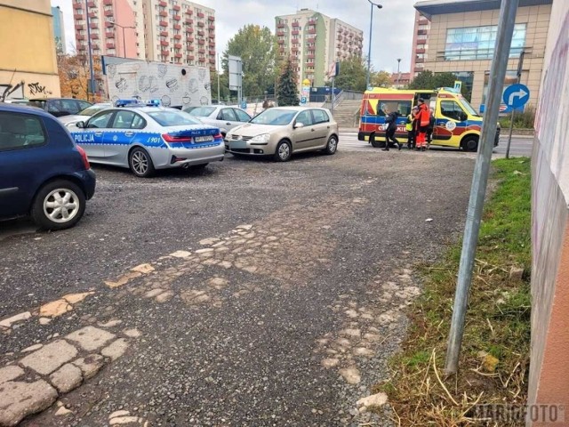 Do wypadku doszło na ul. Ozimskiej na wysokości Galerii Opolanin.