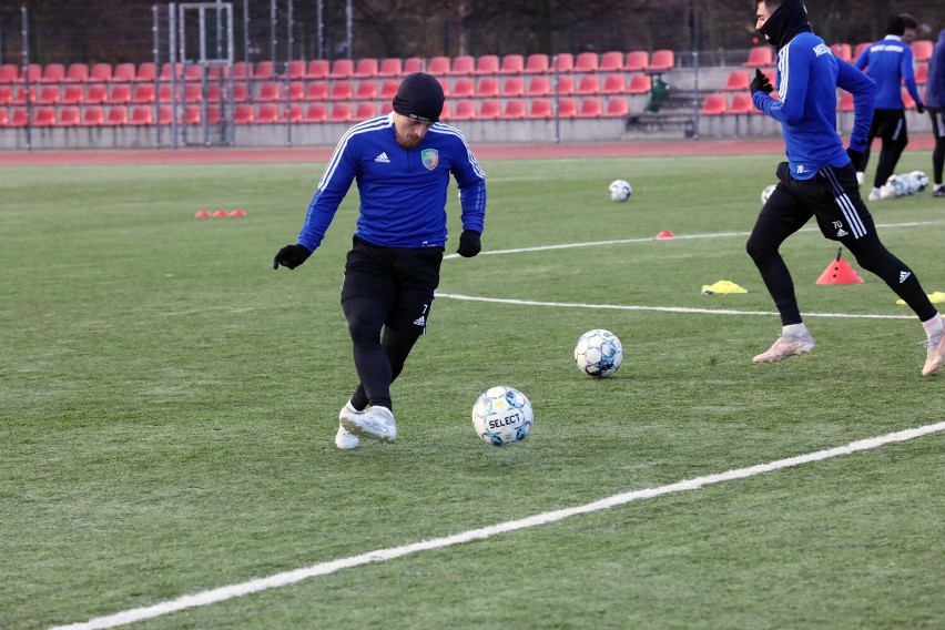 Pierwszy trening piłkarzy Miedzi Legnica rundy wiosennej, zobaczcie zdjęcia