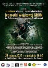 Spotkanie połączone z prezentacją uzbrojenia jednostki GROM odbędzie się w Opocznie