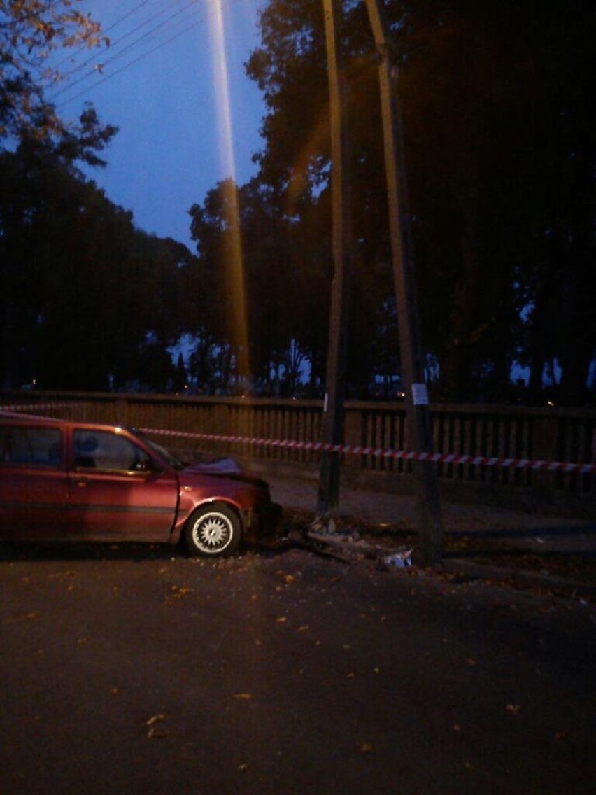 Książ Wlkp: wypadek na Zakrzewskiej. Trzy osoby w szpitalu...