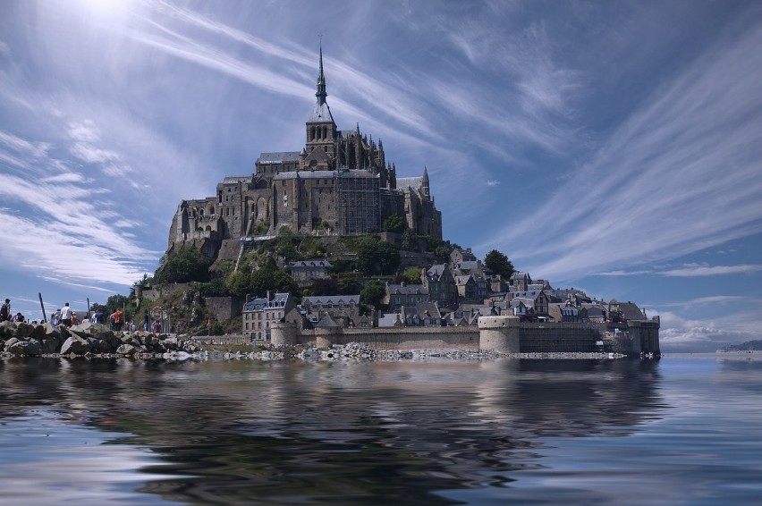 Mont Saint Michel -  „Wzgórze Świętego Michała”