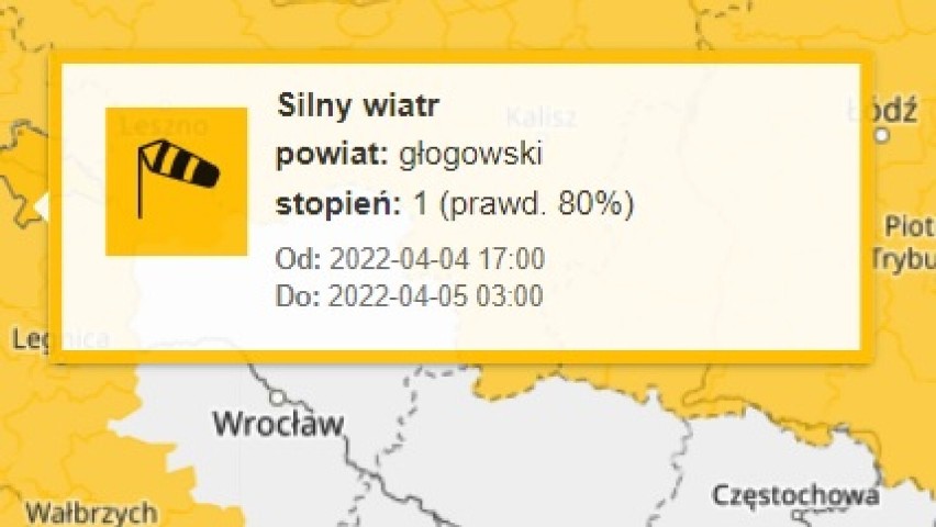 Silny wiatr powieje też w Głogowie